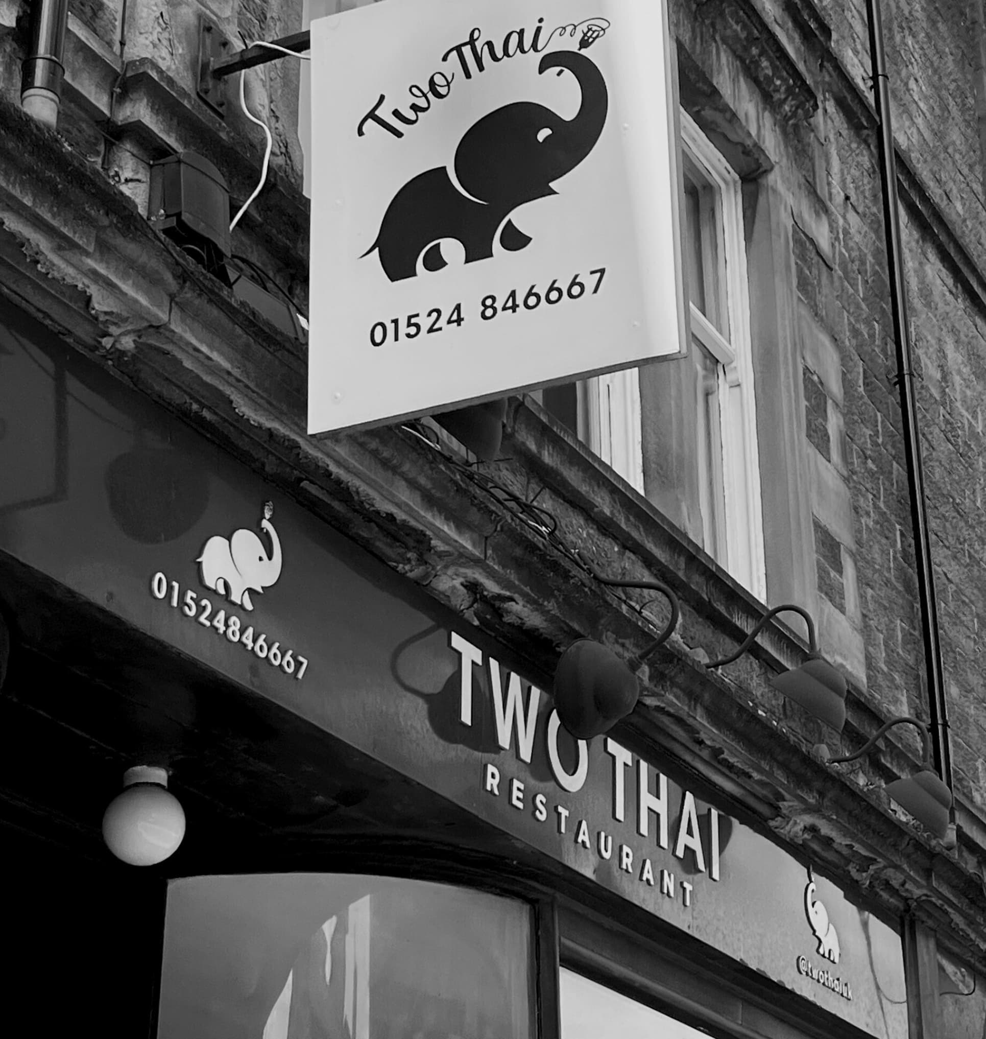 Inside the Two Thai restaurant on China Street, Lancaster